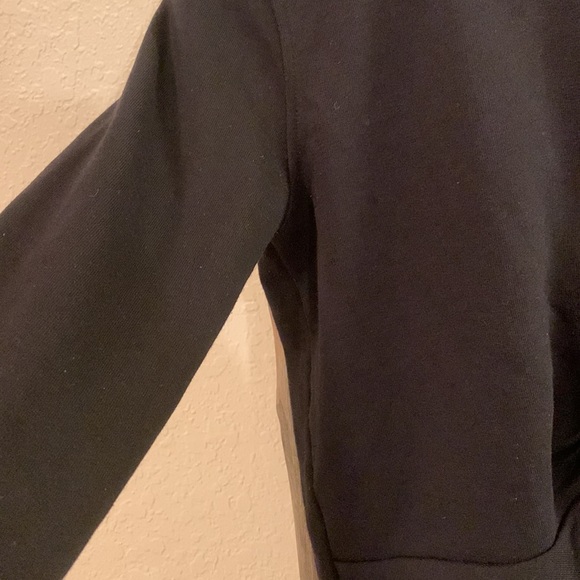 Twisted Front Crop Sweater Top Long Sleeve - Picture 4 of 8
